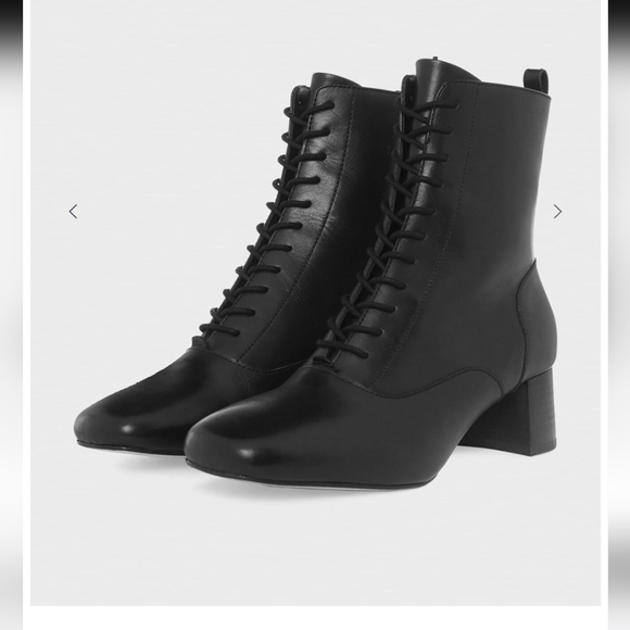 Hobbs Imogen Lace Ankle Boot on Black Sizes available/ New with box - Picture 5 of 9